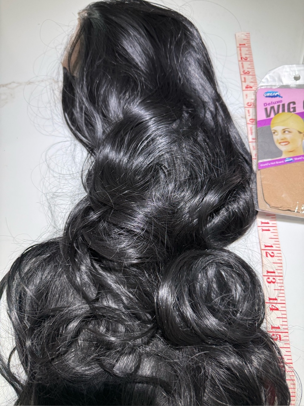 HAIR, 30” Long Layers, Lace Front, Jet Black - Picture 12 of 12
